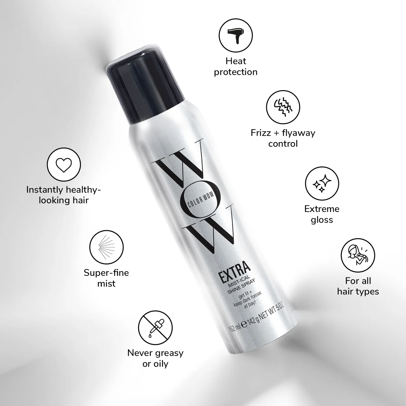 Color Wow Extra Mist-ical Shine Spray 162 ml - Image 5