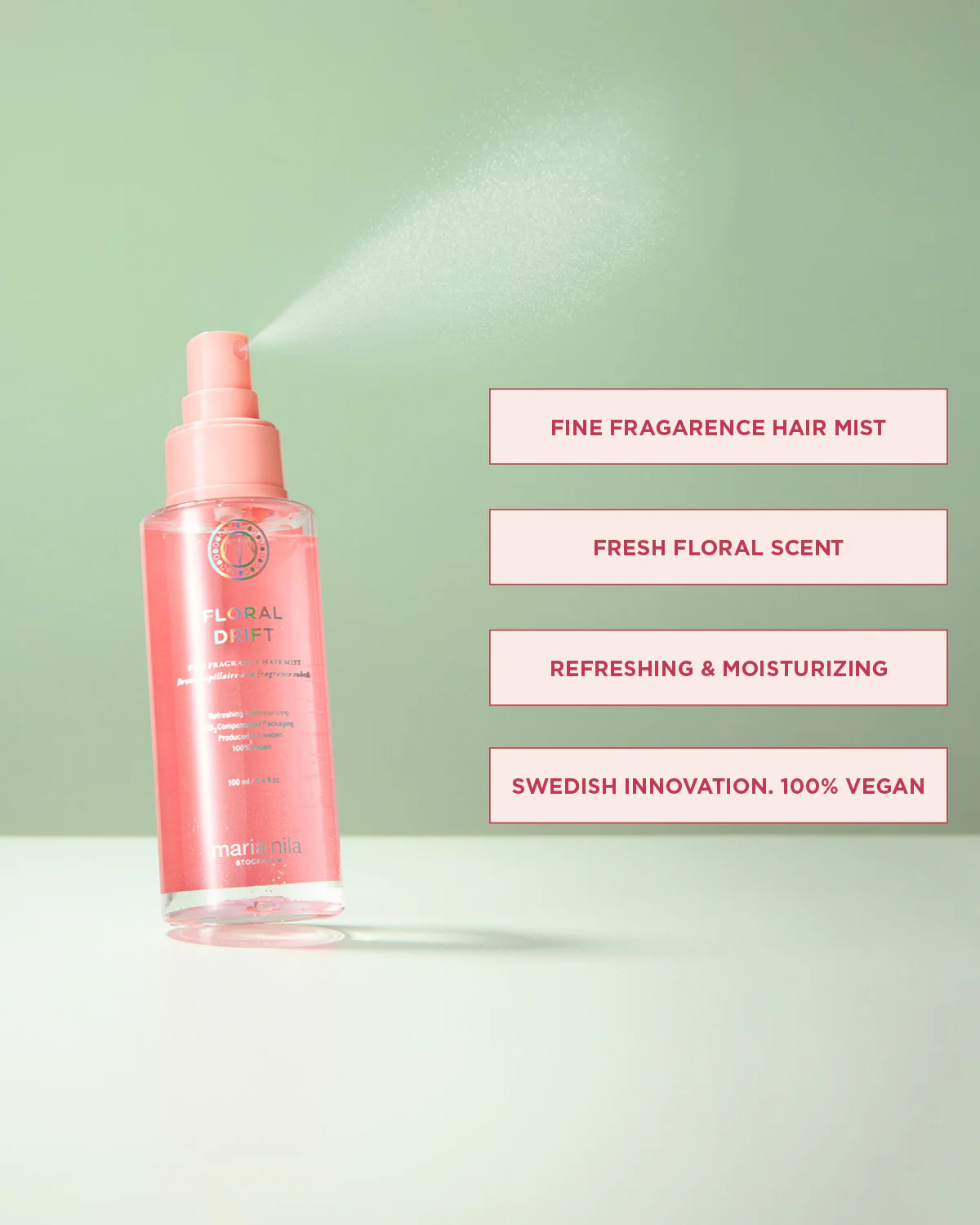 Maria Nila Floral Drift Hair Mist 100ml - Image 4