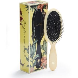 Fan Palm Wet Brush- Sunshine, Yellow with Glitter